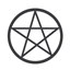 the legendary pentagram logo