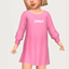long sweater - toddler logo