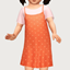layered dress - toddler logo