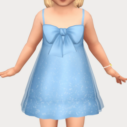 tulle bow dress - toddler