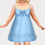 tulle bow dress - toddler logo