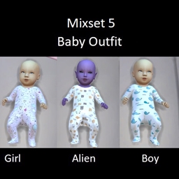 Mixset 5 baby outfit