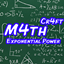 M4thCr4ft: Exponential Power logo
