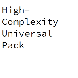 High-Complexity Universal Pack(HCUP) logo