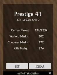 ezPvP Statistics