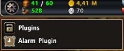 Alarm Plugin for ZZInfoBar logo