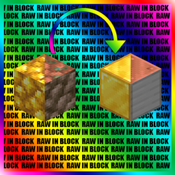 Raw in Block [Fabric]