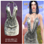 Sequin Cowl Mesh Dress