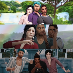 [simmireen x herecirm x simmerianne93] Three Friends logo