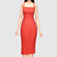 tied bodycon - female