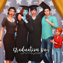 [Whimsyalien] Graduation Day || Pose Pack