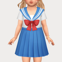 sailor dress - toddler