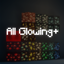 All Glowing + (ores, mobs and w/ more supports) logo