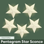 Pentagram Star Wall Lamp logo