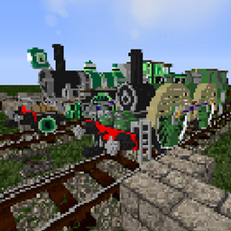 [Immersive Railroading] Shaded's Custom Voxel Train Pack REBORN logo
