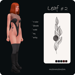Leaf Tattoo 2