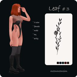 Leaf Tattoo 3 logo