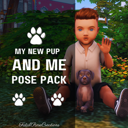 FatalRoseCreations My New Pup and Me Poses