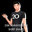 Andres Bravo 20th Anniversary Shirt (Male) logo