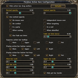 Perylous Action Bars
