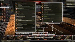 Ammo, Equipment, Crew Icons