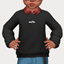 collared crewneck - toddler logo