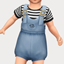 jona jumpsuit - toddler logo