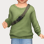 mika sweater - toddler logo
