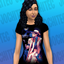 music artist t shirts for female logo