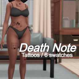 Death Note tattoos logo