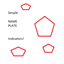 Simple Name Plate Indicators logo