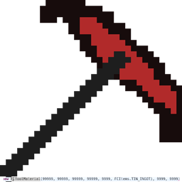 How to make a pickaxe logo