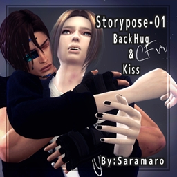 Storypose01-BackHug&Kiss logo