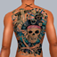 Pirate Tattoo body