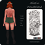 moonmoonsim alice in wonderland female tattoo logo
