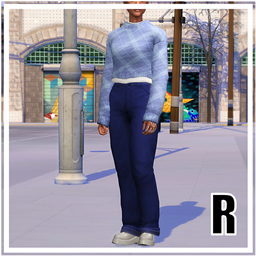 Winter City - F Wynter Sweater & Cypress Jeans Set (Feminine)