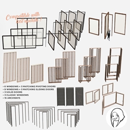 Crepuscule windows & doors set (2020)