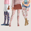 Pink Floral Tights logo