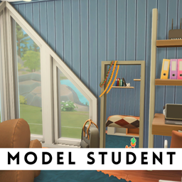 Model Student Bedroom