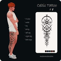 moonmoonsim celtic male tattoo 1