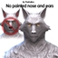 No painted werewolves nose and ears logo