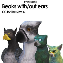 Beaks with/out ears