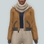QICC - Neve Jacket with Scarf logo