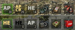 Letter shell icons
