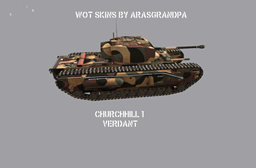 Churchill I Multiple Camo Skins