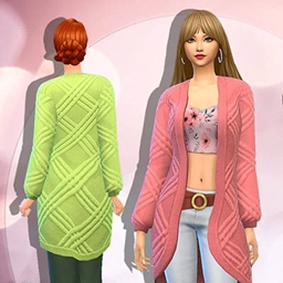 Addison Cardigan - Gallery - The Sims 4 Create a Sim - CurseForge