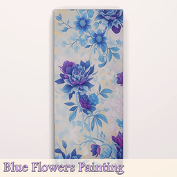 Blue Flowers Painting logo