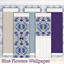 Blue Flowers Wallpaper logo