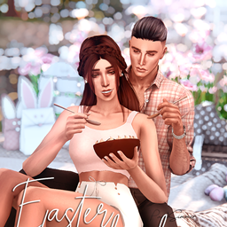 (ParisSimmer) - Easter Lovebirds