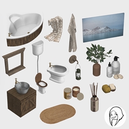 Annie bathroom set (2020)